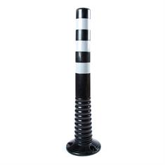 Afzetpaal zwart - 75cm hoog - 2 stuks