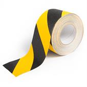 Antislip tape gevarenzone zwart/geel B=100mm L=18,3m