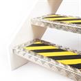 Antislip tape gevarenzone zwart/geel LxB= 610x150mm