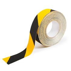 Antislip tape vervormbaar zwart/geel B=50mm L=18,3m