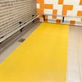 Antislipmat badkamer geel 500x120cm