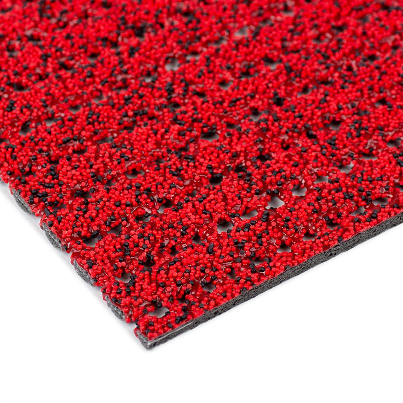 ONWAAR monteren onaangenaam Antislipmat op rol rood (LxB=10x1,2m) | Rubbermagazijn