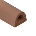 Celrubber zk D-profiel bruin BxH=12x10mm (rol 50 meter)