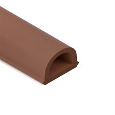 Celrubber zk D-profiel bruin BxH=21x15mm (L=50m)