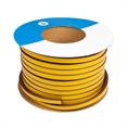 Celrubber zk D-profiel bruin BxH=21x15mm (rol 50 meter)