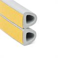 Celrubber zk D-profiel grijs BxH=12x10mm (Rol 50 meter)