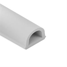 Celrubber zk D-profiel grijs BxH=21x15mm (rol 50 meter)