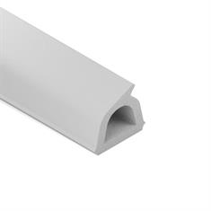 Celrubber zk D-profiel grijs BxH=9,5x9,5mm (Rol 50 meter)