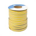 Celrubber zk D-profiel grijs BxH=9x6mm (Rol 100 meter)