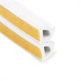 Celrubber zk D-profiel wit BxH=9,5x9,5mm (Rol 50 meter)