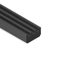 Celrubber zk kroonband BxH=15x8mm (L=50m)
