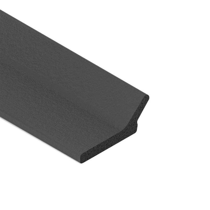 Celrubber zk L-profiel BxH=10x5mm (L=100m)