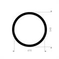 CR/SBR flenspakking 540x470x3mm DN450