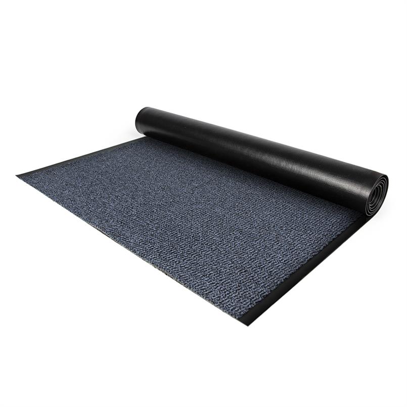 Droogloopmat op rol 90cm blauw (L=30m)