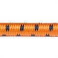Elastisch koord met sluithaak oranje/zwart L=20cm (25 stuks)