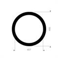 EPDM rubber-staal pakking 495x407x7mm DN400