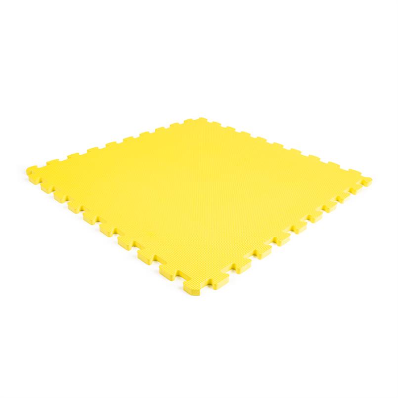 EVA FOAM supreme geel 620x620x14mm (4 tegels) - Foam vloertegels Rubberen - Rubbermagazijn