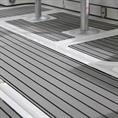Eva foam teak lichtgrijs/zwart 2400x1200x6mm