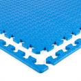 EVA FOAM tegel checker blauw 600x600x12mm (4 tegels+randen)