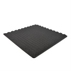 EVA FOAM tegel checker zwart 600x600x12mm (4 tegels+randen)