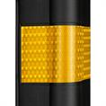 EVA schuim M-safe rond hoekprofiel zwart/geel LxBxH=805x101x101mm