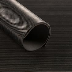 Fijnribloper zwart 3mm (breedte 180cm)