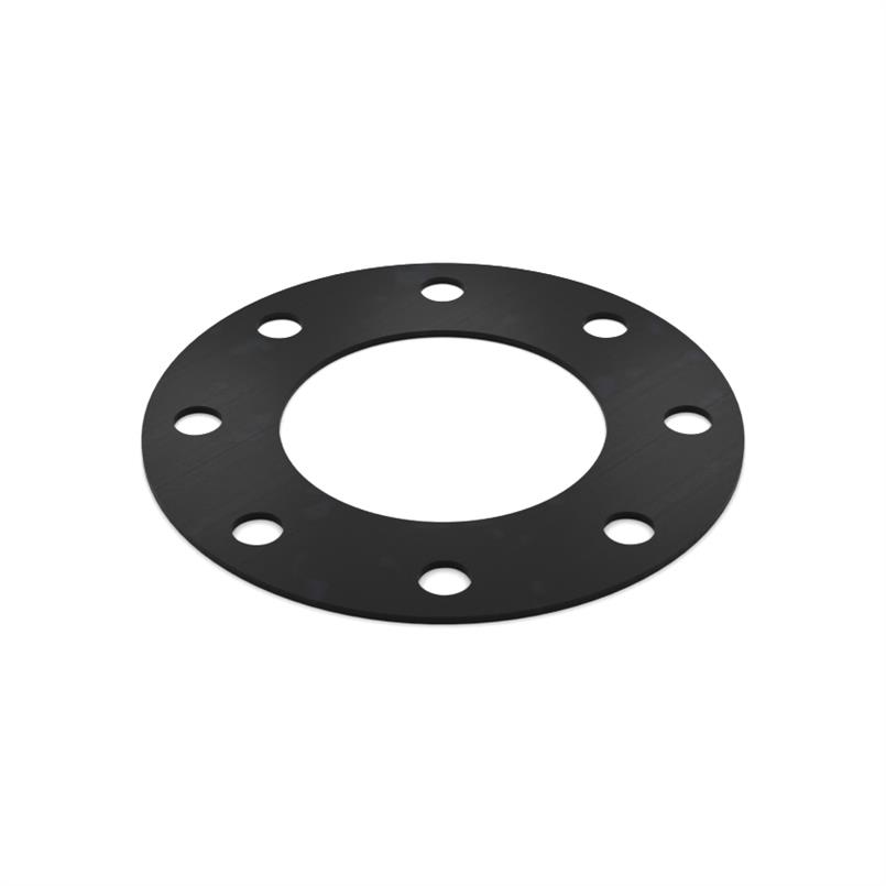 FKM (Viton) flenspakking 220x180x120x3mm 8x18mm DN100