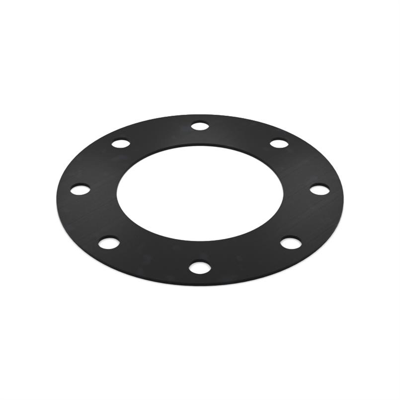 FKM (Viton) flenspakking 250x210x146x3mm 8x18mm DN125