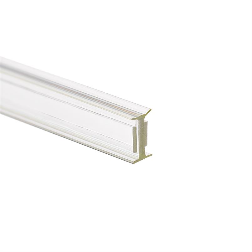 Flexibel verbindingsprofiel 10-10,8mm transparant (L=3m)