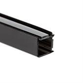 Glasverbindingsprofiel hoek 12-12,8mm zwart (L=3m)