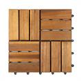 Houten terrastegel Malmo 30x30x2,4cm (set 10 stuks)