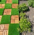 Houten terrastegel Malmo 30x30x2,4cm (set 10 stuks)