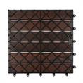 Houten terrastegel Oslo 30x30x2,4cm (set 10 stuks)
