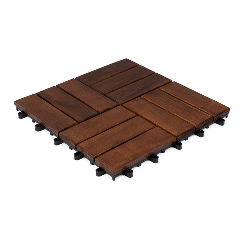 Houten terrastegel Stavanger 30x30x2,4cm (set 10 stuks)