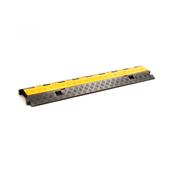 Kabelbrug 2 kanalen zwart/geel LxBxH=980x255x45mm