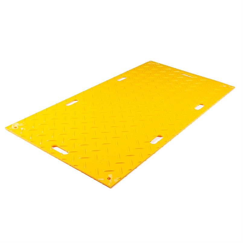 Kunststof rijplaat geel (LxB= 2x1m)