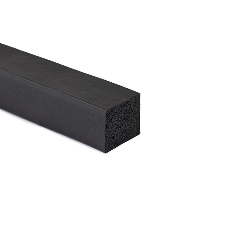 Mosrubber rechthoekigsnoer BxH= 25x25mm (L=25m)