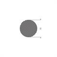 Mosrubber snoer D=70mm (L=10m)