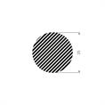 Mosrubber Viton snoer D=25mm