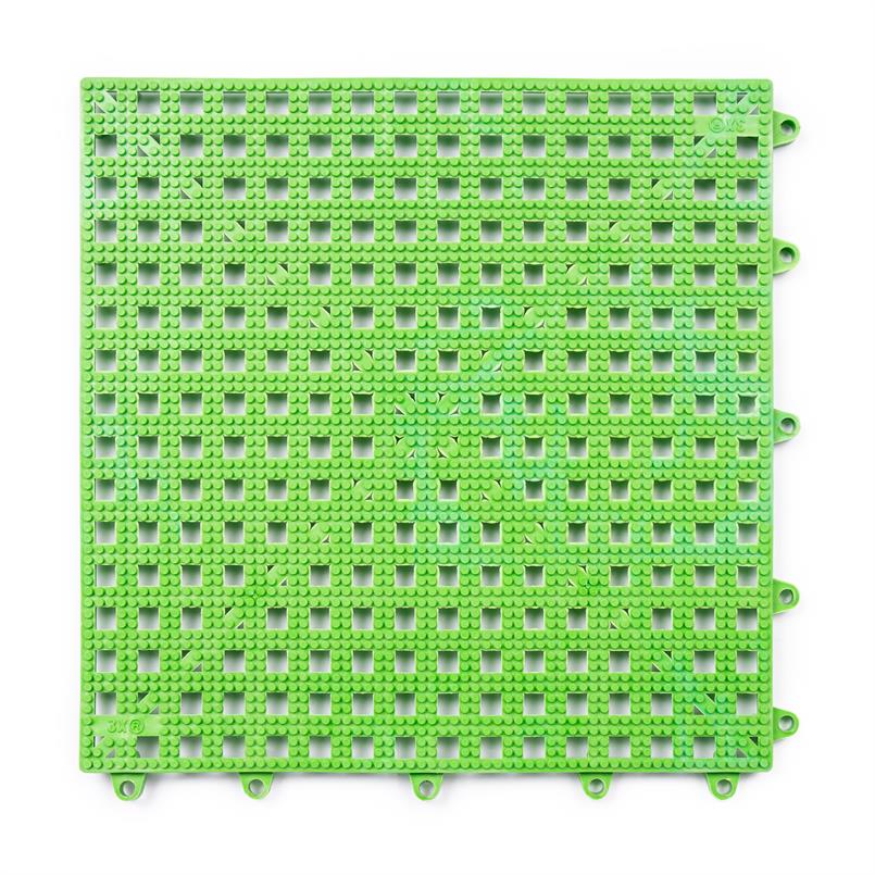 Open kliktegel groen 300x300x13mm (set 50 stuks)