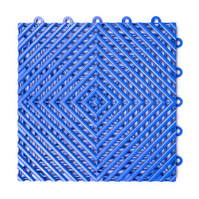 Open kliktegel hard blauw 300x300x15mm (set 25 stuks)