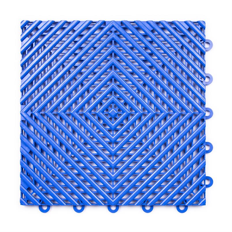 Open kliktegel hard blauw 300x300x15mm (set 25 stuks)