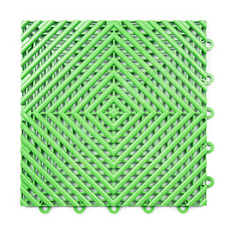 Open kliktegel hard groen 300x300x15mm (set 25 stuks)