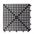 Open kliktegel zwart 300x300x13mm (set 25 stuks)