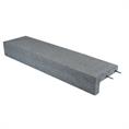 Opsluitband L-vorm grijs 100x25x12,5x5cm