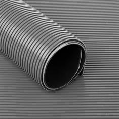 Platte ribloper grijs 3mm (LxB=10x1,2m)