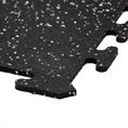 Puzzelmat Ultrafloor zwart/wit 500x500x8mm (set 4 tegels)