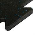 Puzzeltegel premium zwart/blauw 100x100x1,5cm