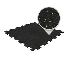Puzzeltegel premium zwart/grijs 100x100x1,5cm