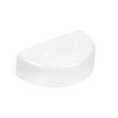 PVC eindkap stootrand boot wit